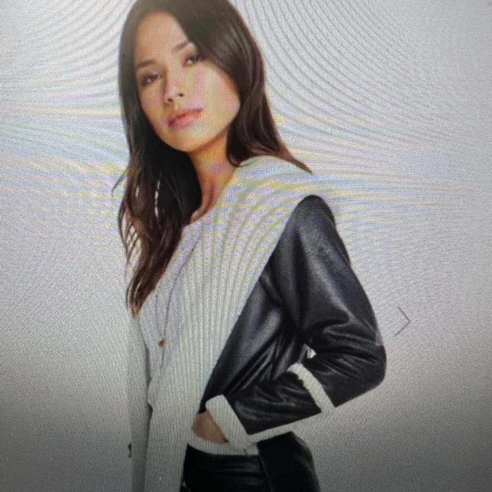 Chaser Black and Cream Teddy Jacket